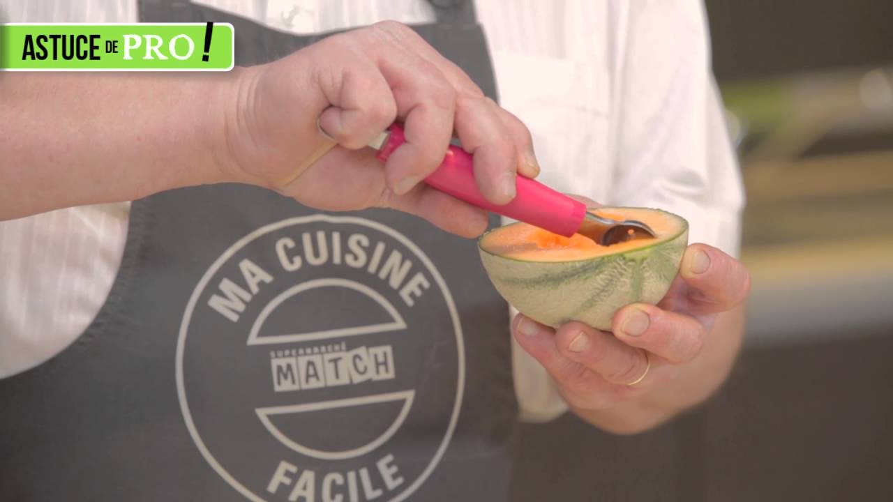 Astuce de Pro : Découper un melon en billes
