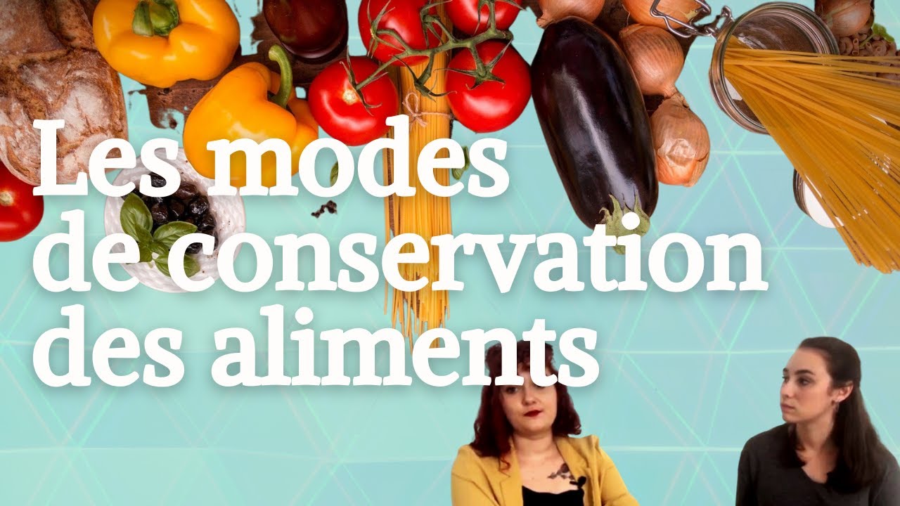 Produits bruts, surgelés, congelés, en conserve : Les modes de conservation des aliments