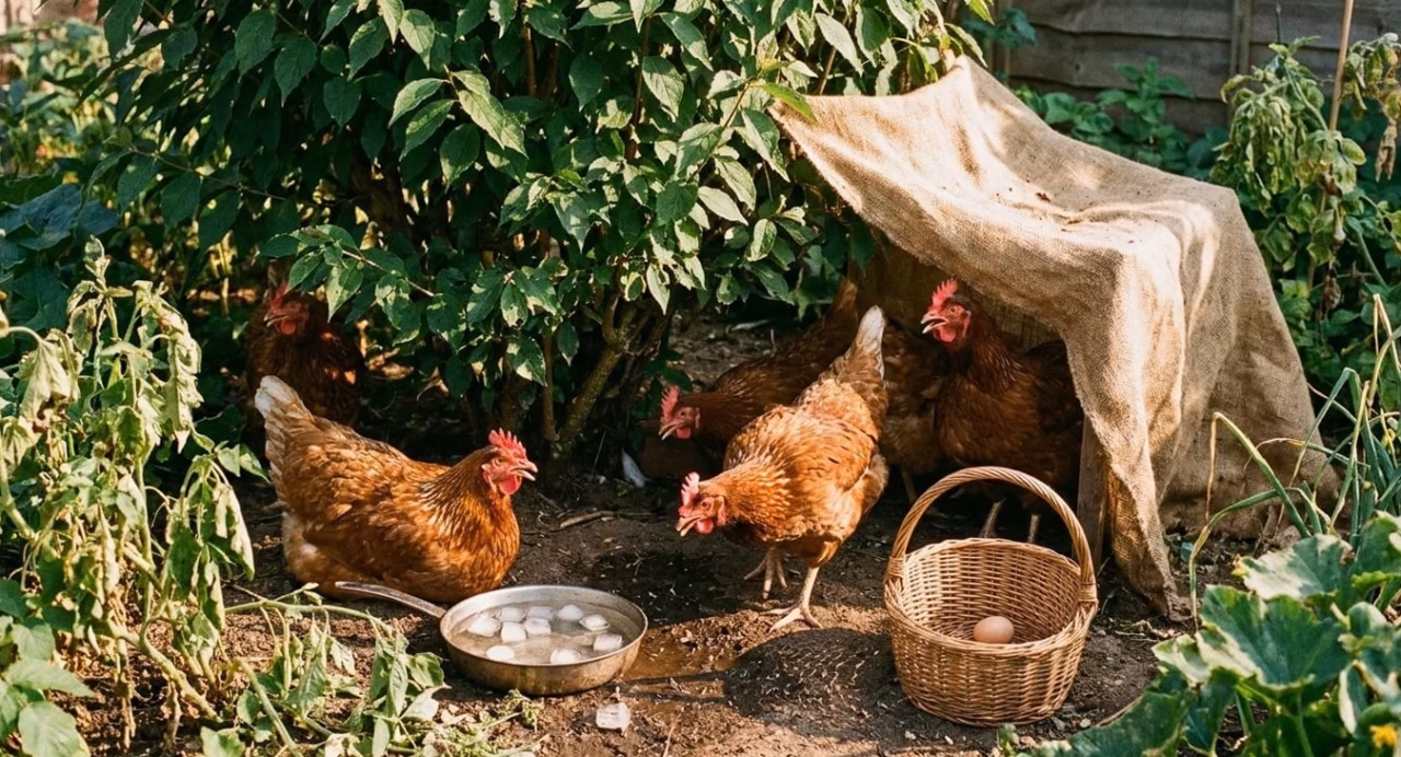 Vague de chaleur meurtrière pour les poules : une pénurie d’œufs redoutée en France cet été
